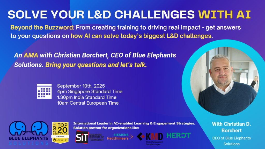 Free Online Event: Solve Your L&D Challenges with AI – Beyond the AI Buzzword
